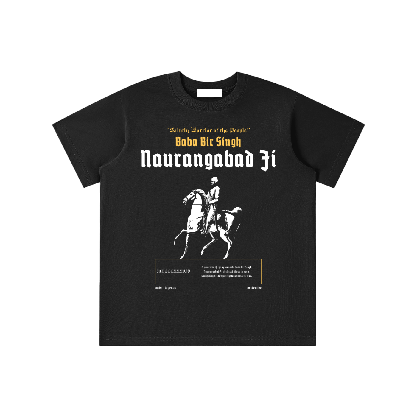 Baba Bir Singh Naurangabad Ji Kids Tee – Turban Legends®