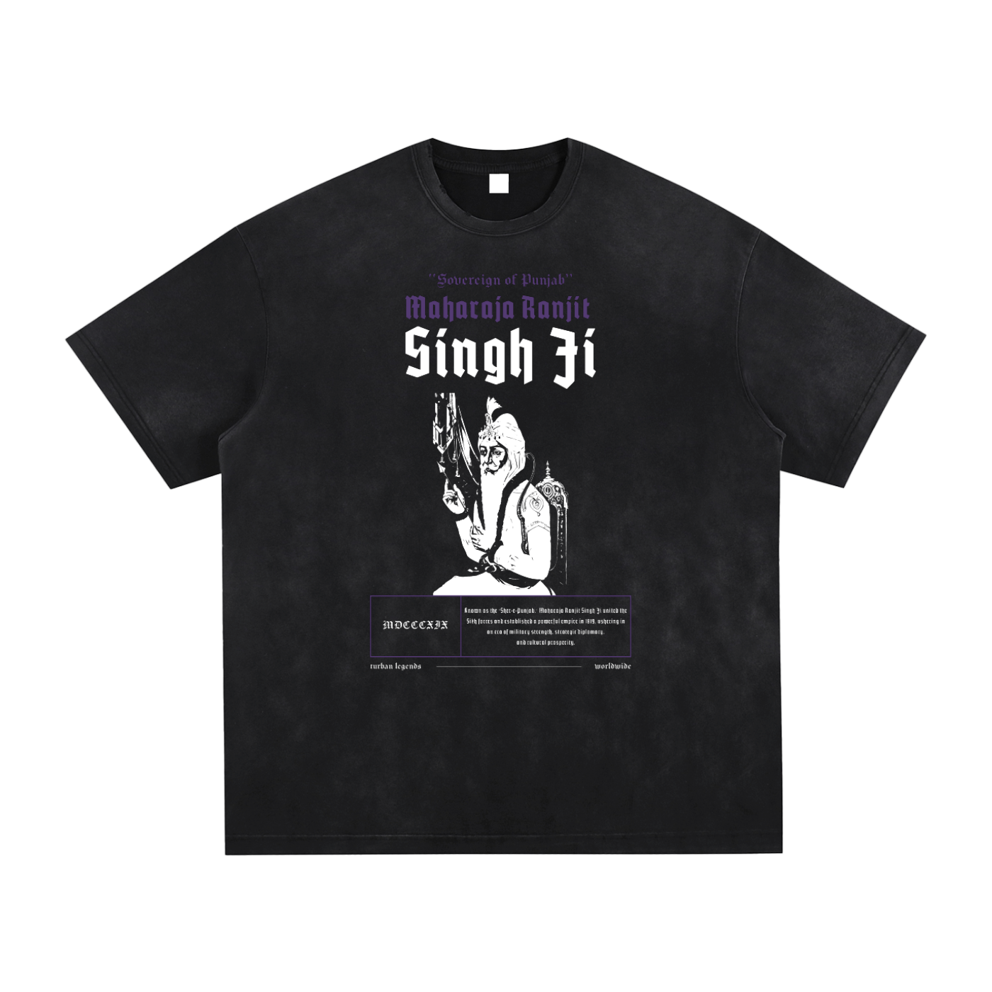 Maharaja Ranjit Singh Ji Retro Tee – Turban Legends®
