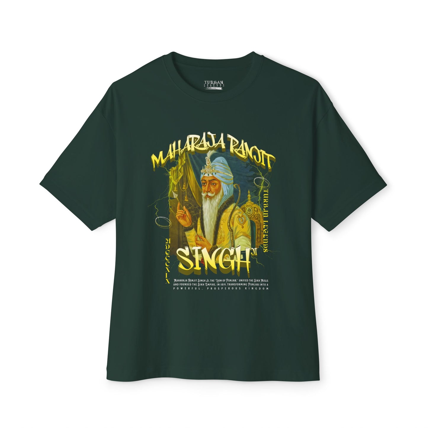 VINTAGE Series Tee by TURBAN LEGENDS - MAHARAJA RANJIT SIGNH JI