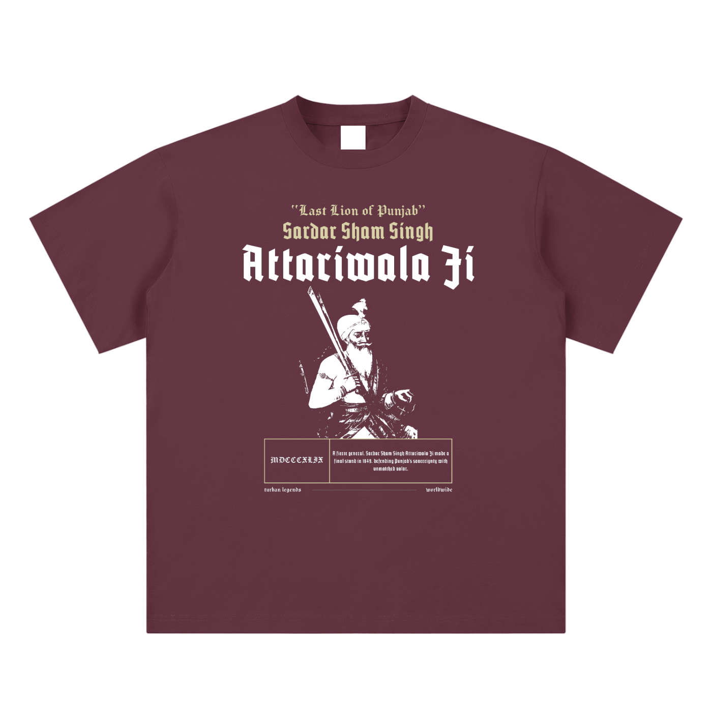 Sham Singh Attariwala Ji Retro Tee
