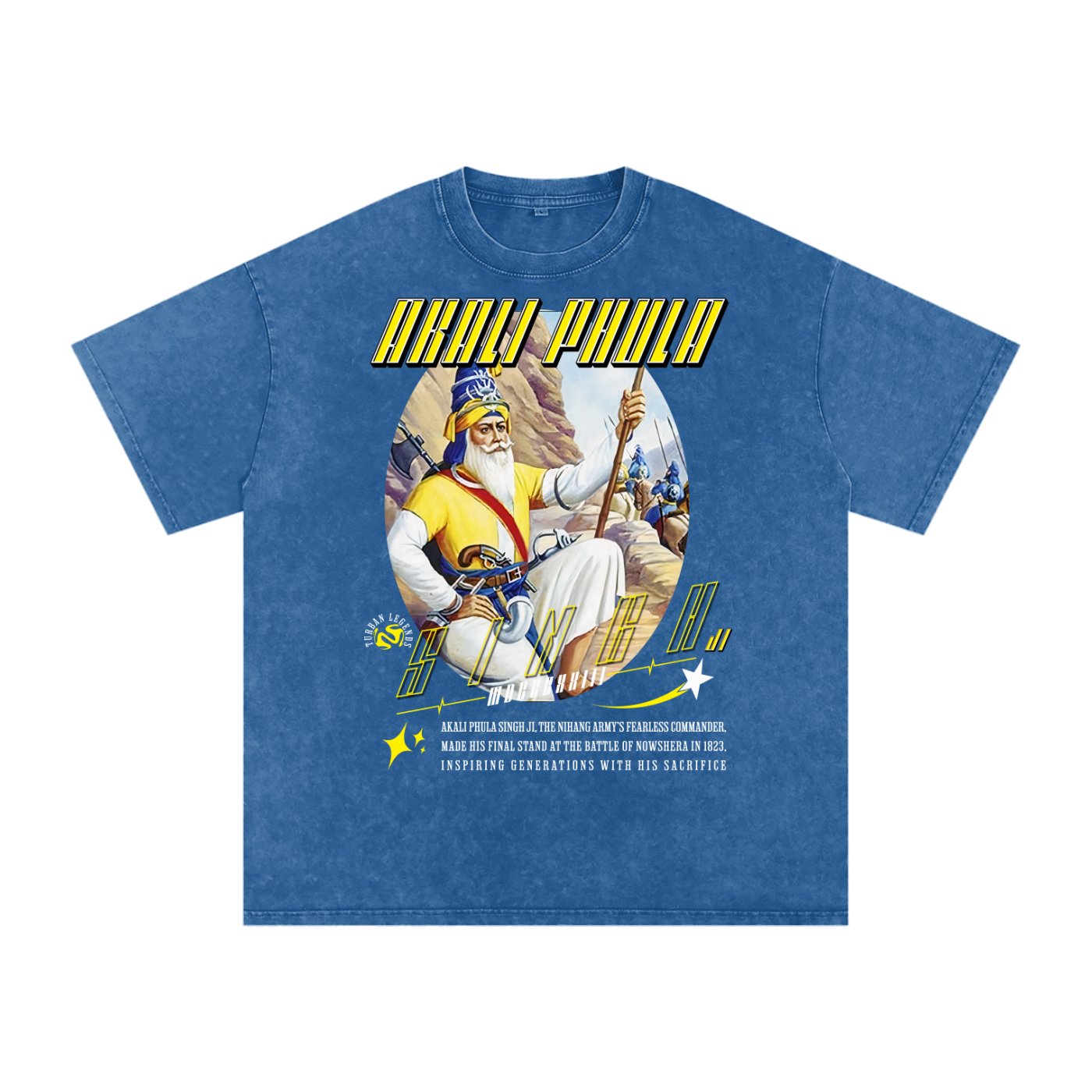 Akali Phula Singh Ji Vintage Tee – Turban Legends®