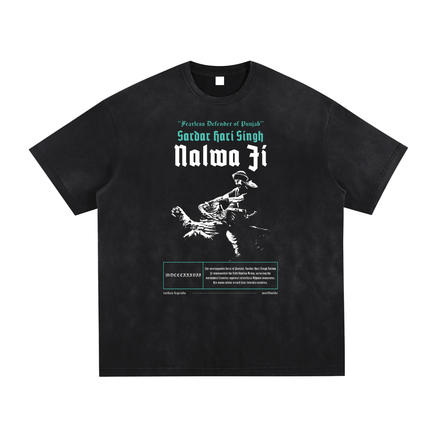 Hari Singh Nalwa Ji Retro Tee – Turban Legends®
