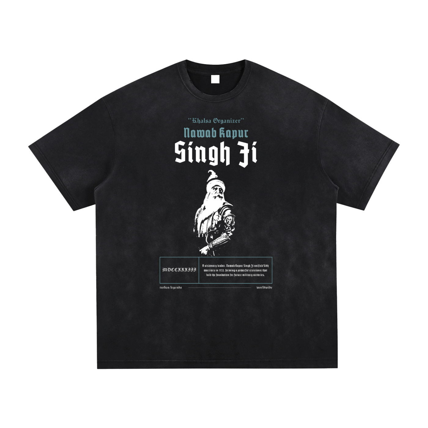 Nawab Kapur Singh Ji Retro Tee – Turban Legends®
