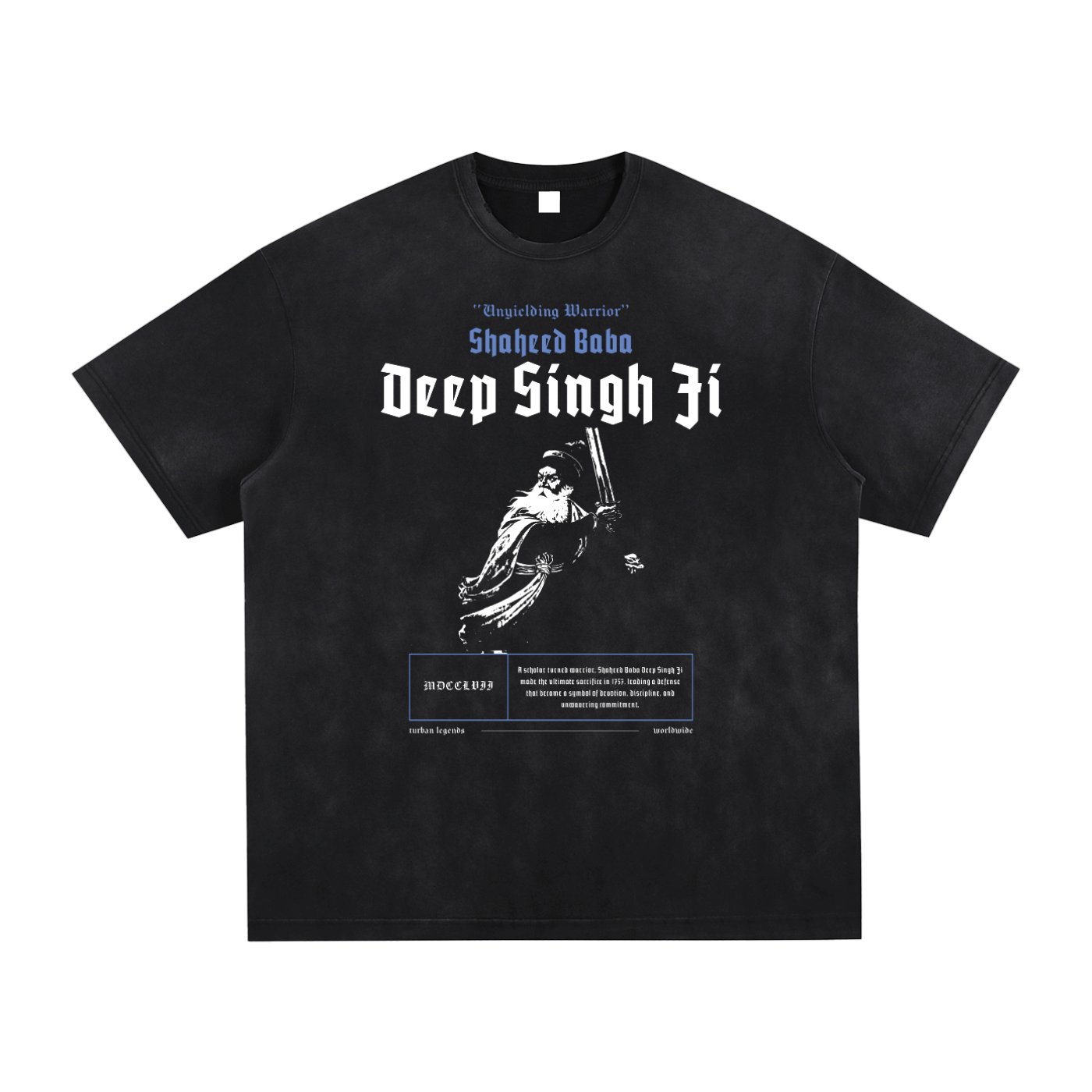 Baba Deep Singh Ji Retro Tee – Turban Legends®