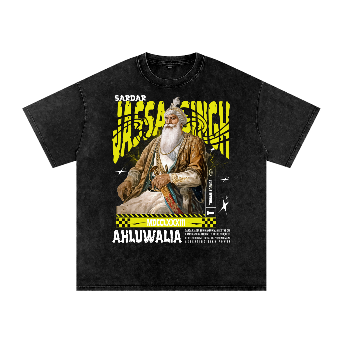 Jassa Singh Ahluwalia Ji Vintage Tee – Turban Legends®