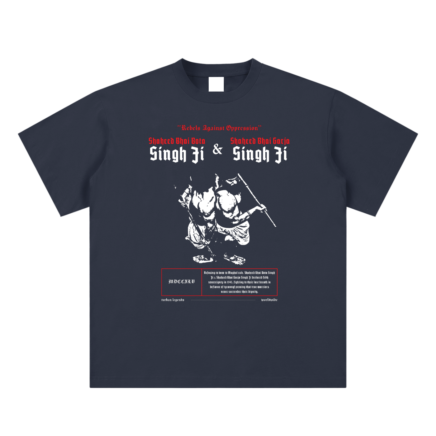 Bhai Bota Singh Ji & Bhai Garja Singh Ji Retro Tee