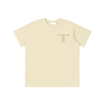 Travel List Kids Tee – Cultured Kaur