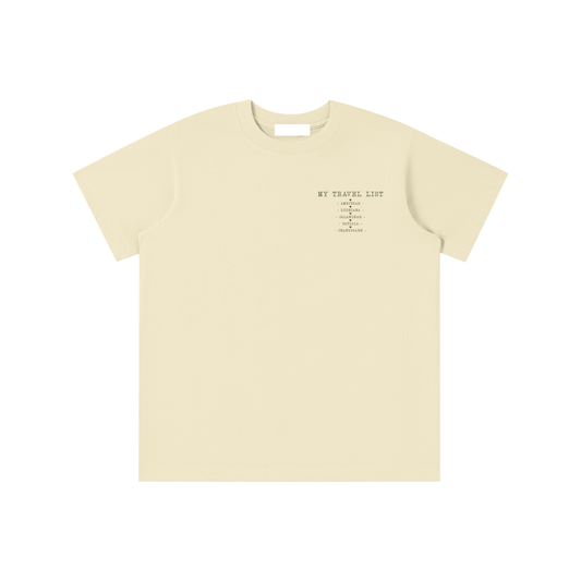 Travel List Kids Tee – Cultured Kaur