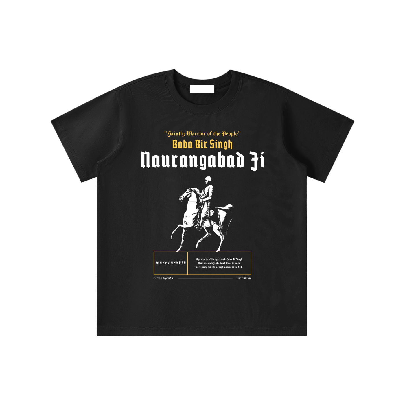 Baba Bir Singh Naurangabad Ji Retro Kids' T-shirt