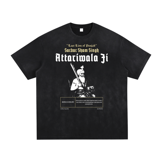 Sham Singh Attariwala Ji Retro Tee – Turban Legends®