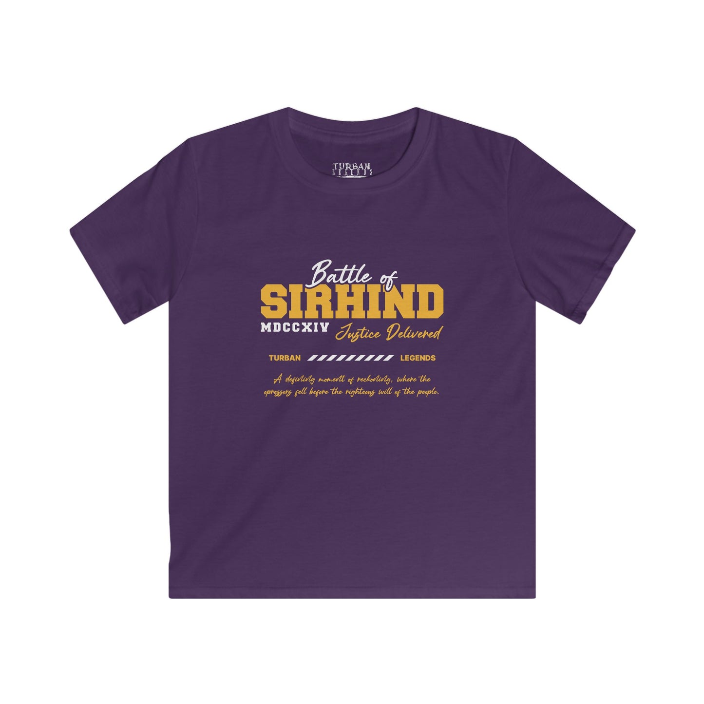 Kid’s AKHAR Edition Tee by TURBAN LEGENDS - SIRHIND