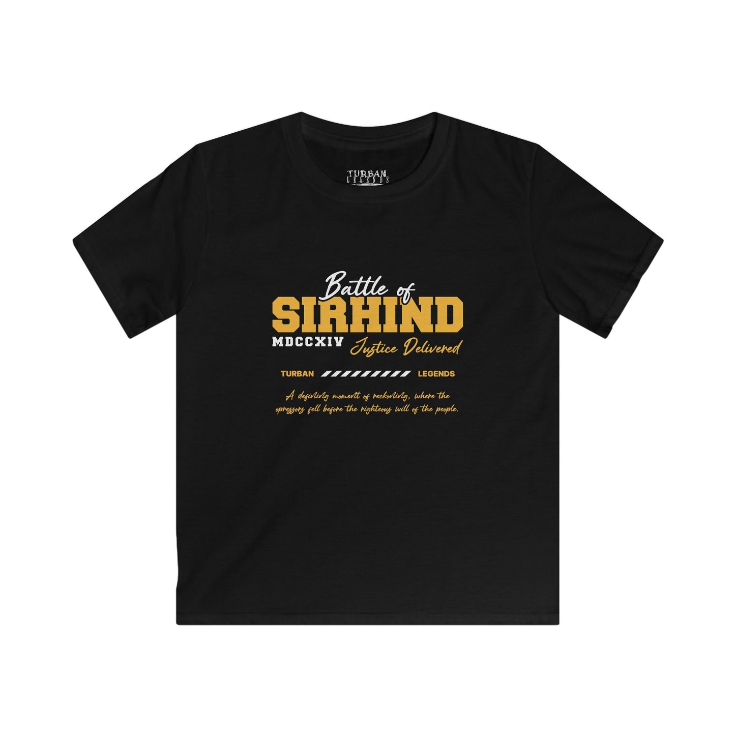 Kid’s AKHAR Edition Tee by TURBAN LEGENDS - SIRHIND