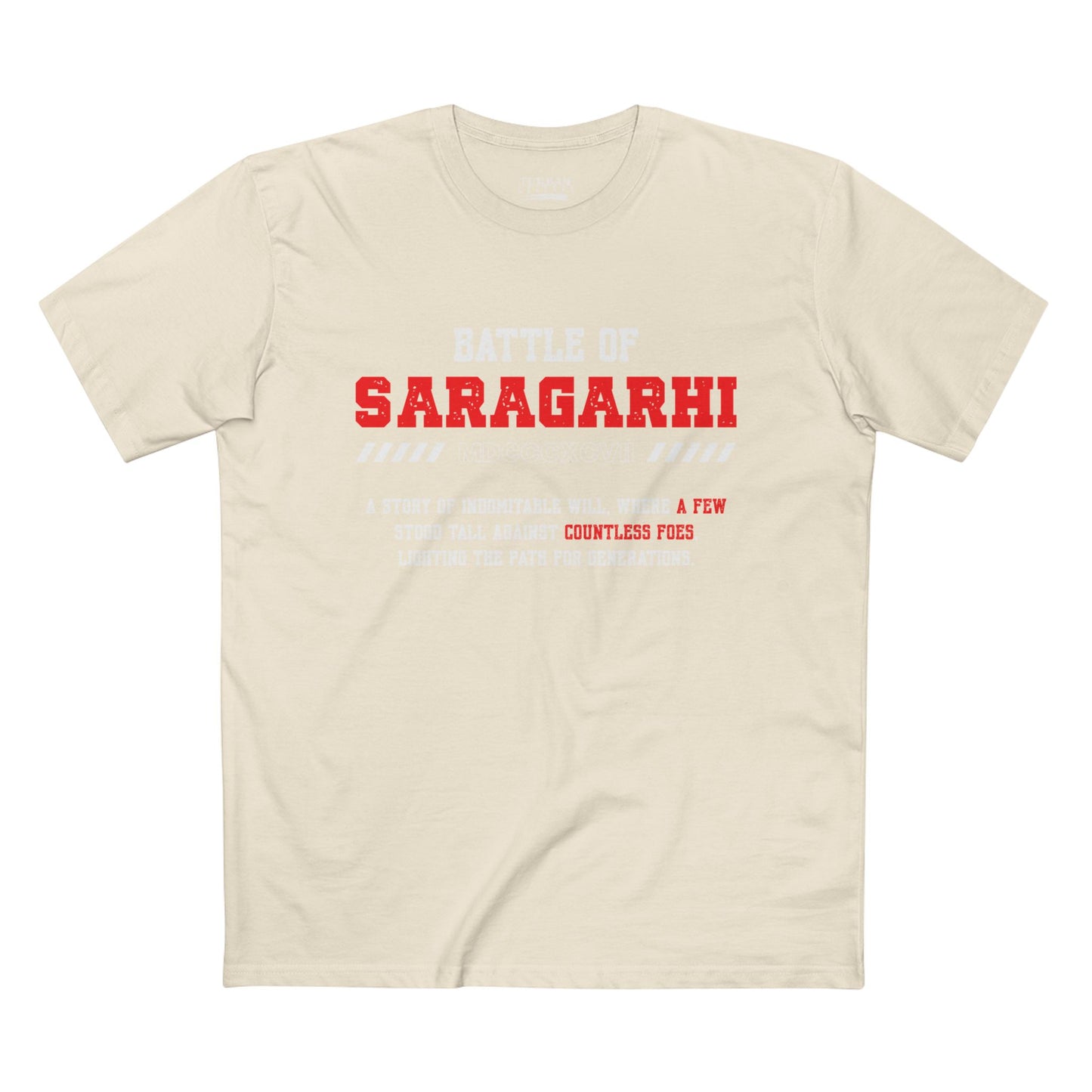 AKHAR Edition Tee by TURBAN LEGENDS - SARAGARHI