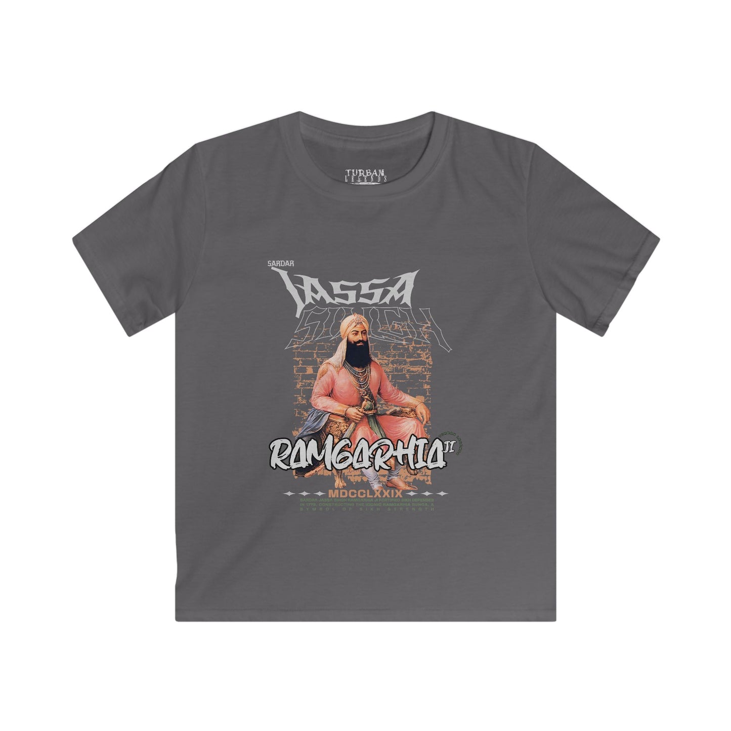 Kid’s VINTAGE Series Tee by TURBAN LEGENDS - JASSA SINGH RAMGARHIA JI