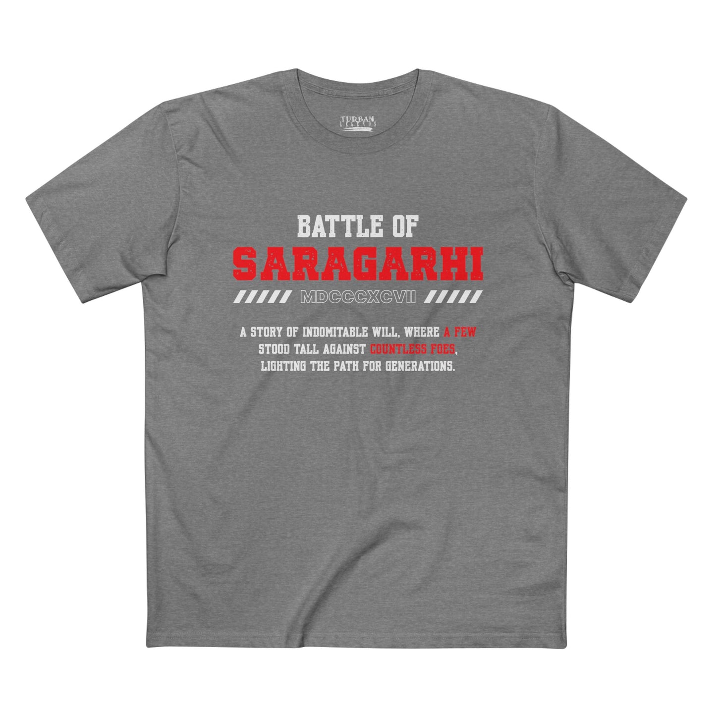 AKHAR Edition Tee by TURBAN LEGENDS - SARAGARHI