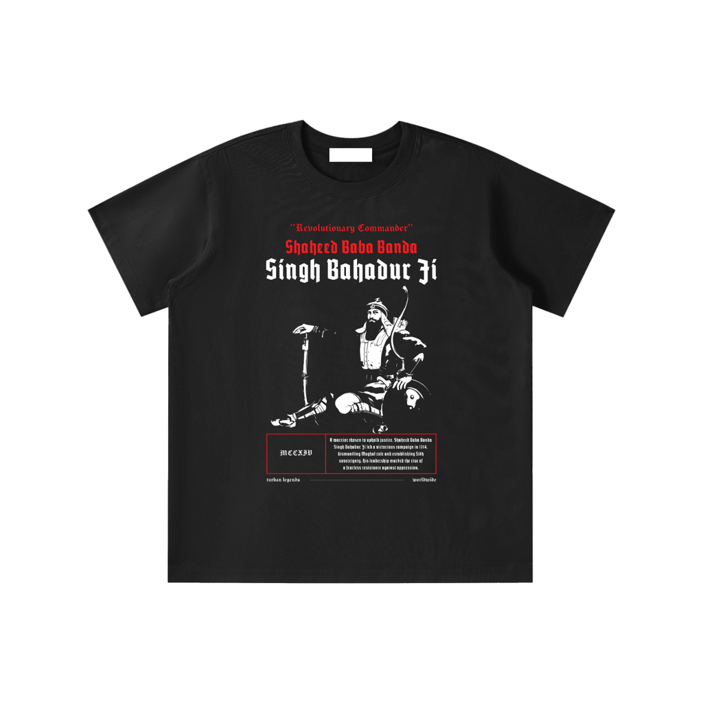 Baba Banda Singh Bahadur Ji Retro Kids' T-shirt