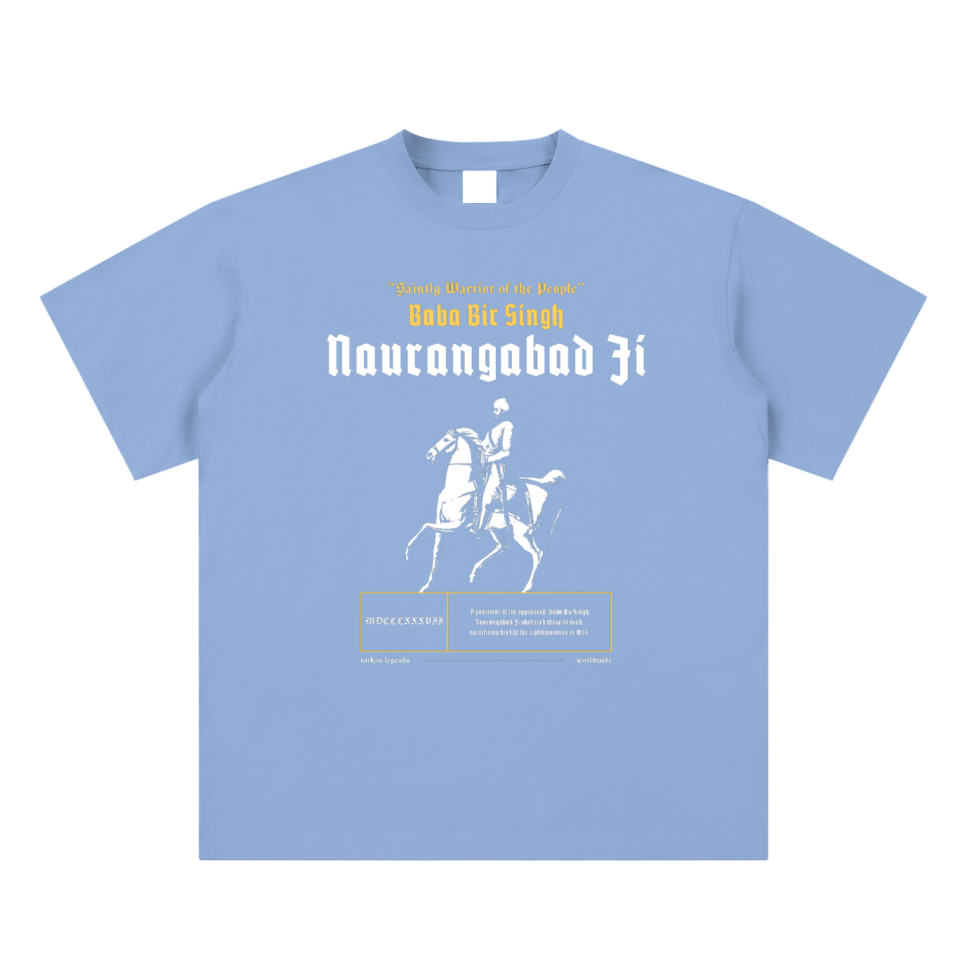Baba Bir Singh Naurangabad Ji Retro Tee