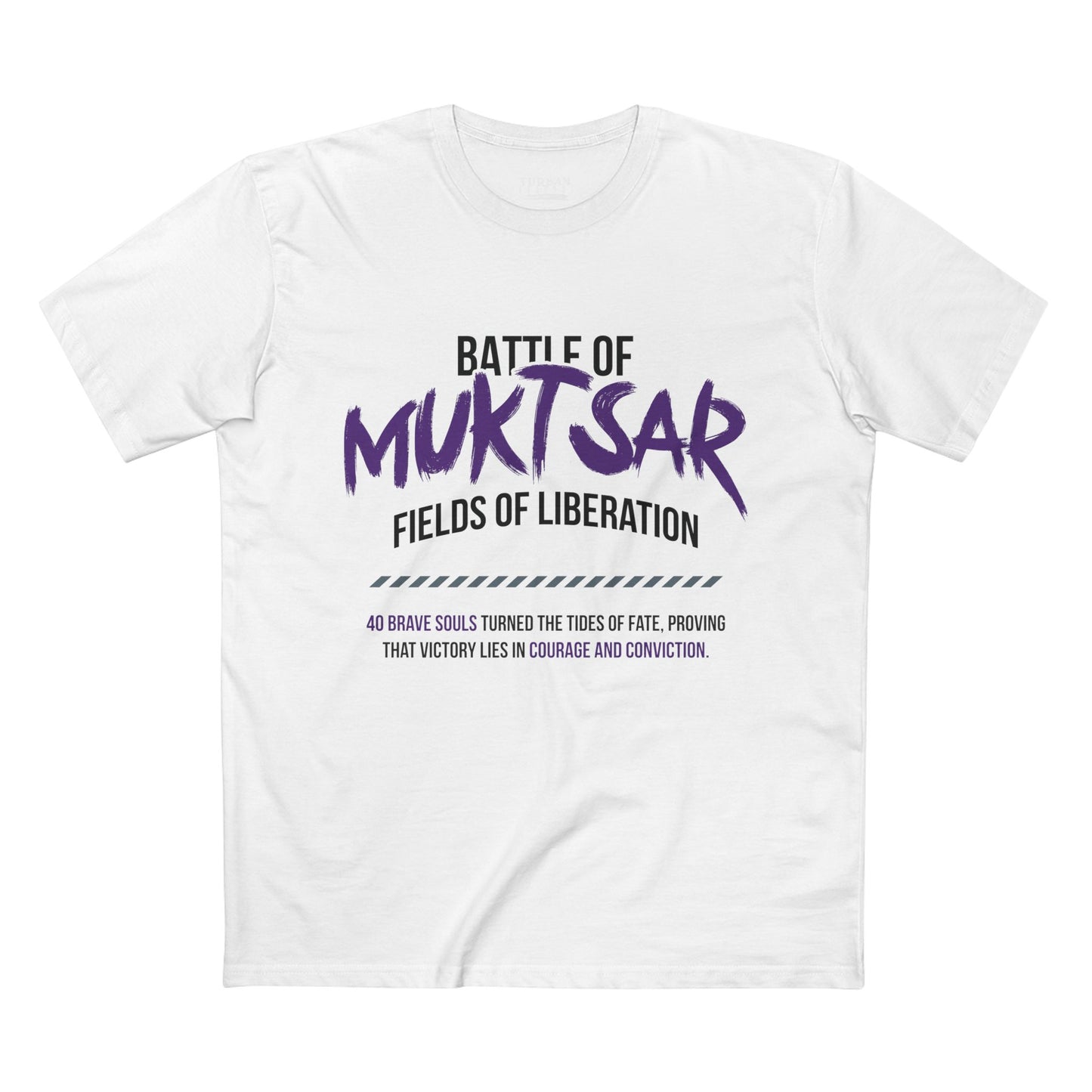 AKHAR Edition Tee by TURBAN LEGENDS - MUKTSAR