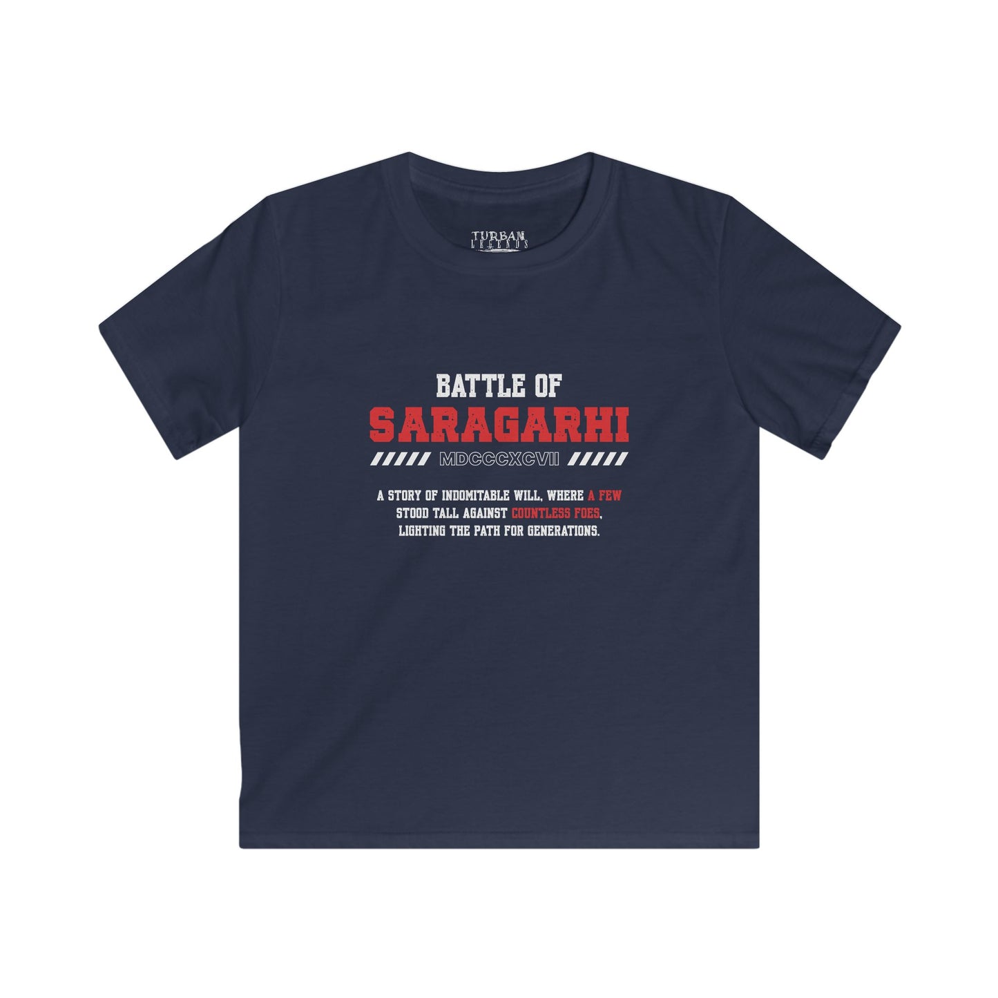 Kid’s AKHAR Edition Tee by TURBAN LEGENDS - SARAGARHI