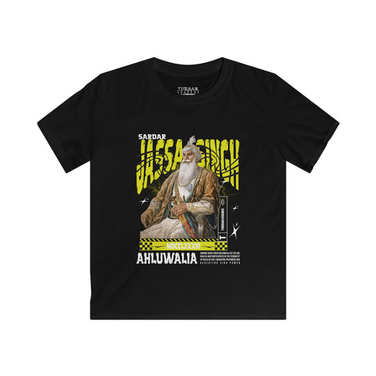 Kid’s VINTAGE Series Tee by TURBAN LEGENDS - JASSA SINGH AHLUWALIA JI