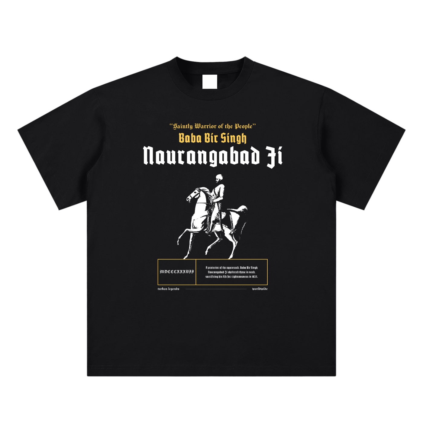 Baba Bir Singh Naurangabad Ji Retro Tee