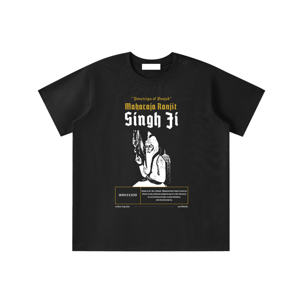 Maharaja Ranjit Singh Ji Retro Kids' T-shirt