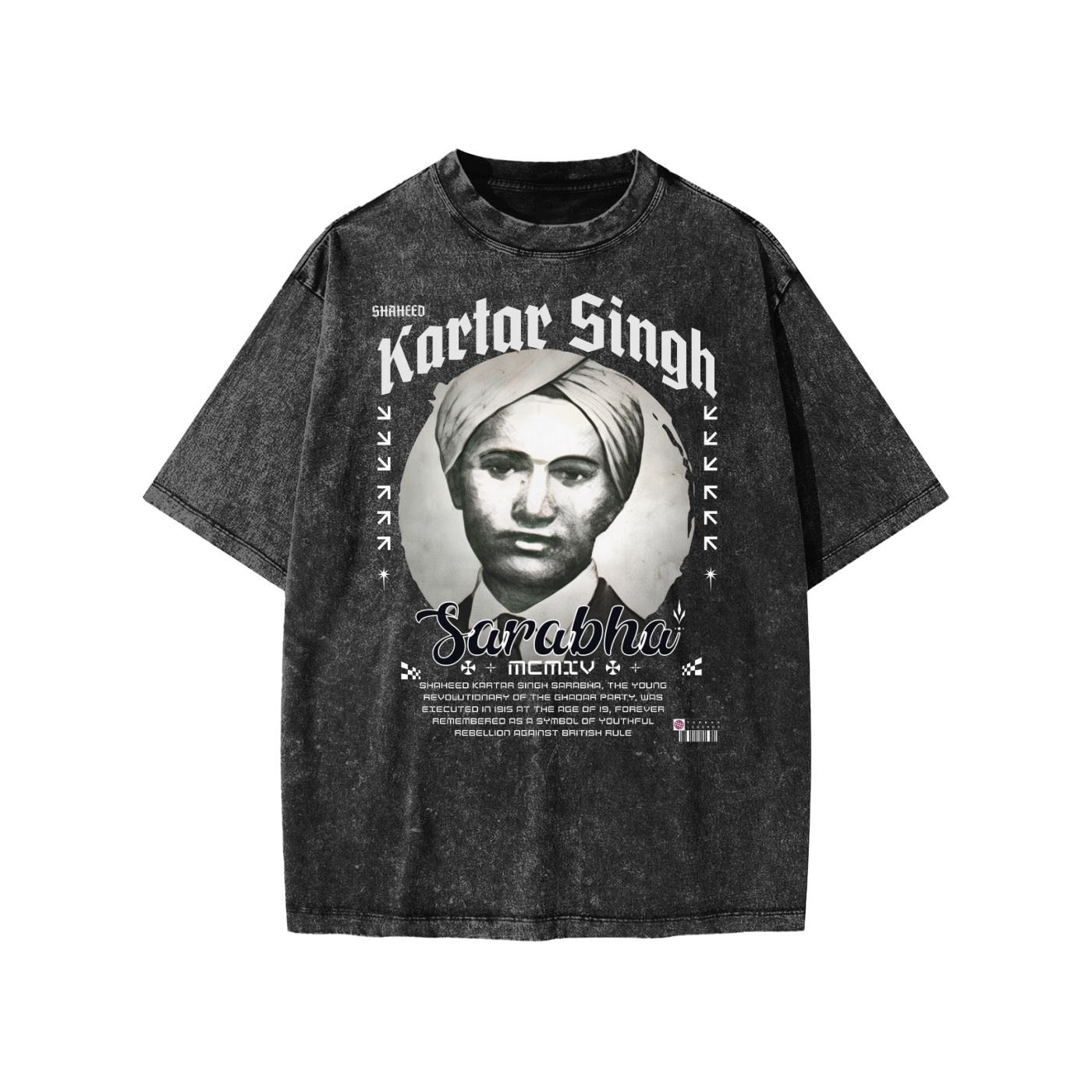 Kartar Singh Sarabha Ji Vintage Kids Tee