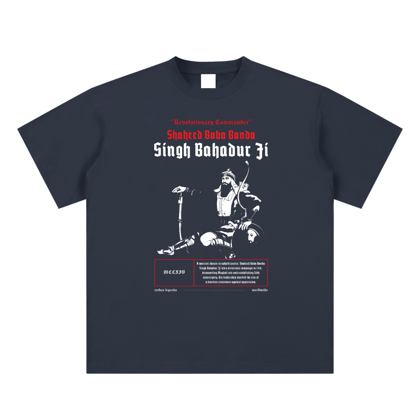 Baba Banda Singh Bahadur Ji Retro Tee