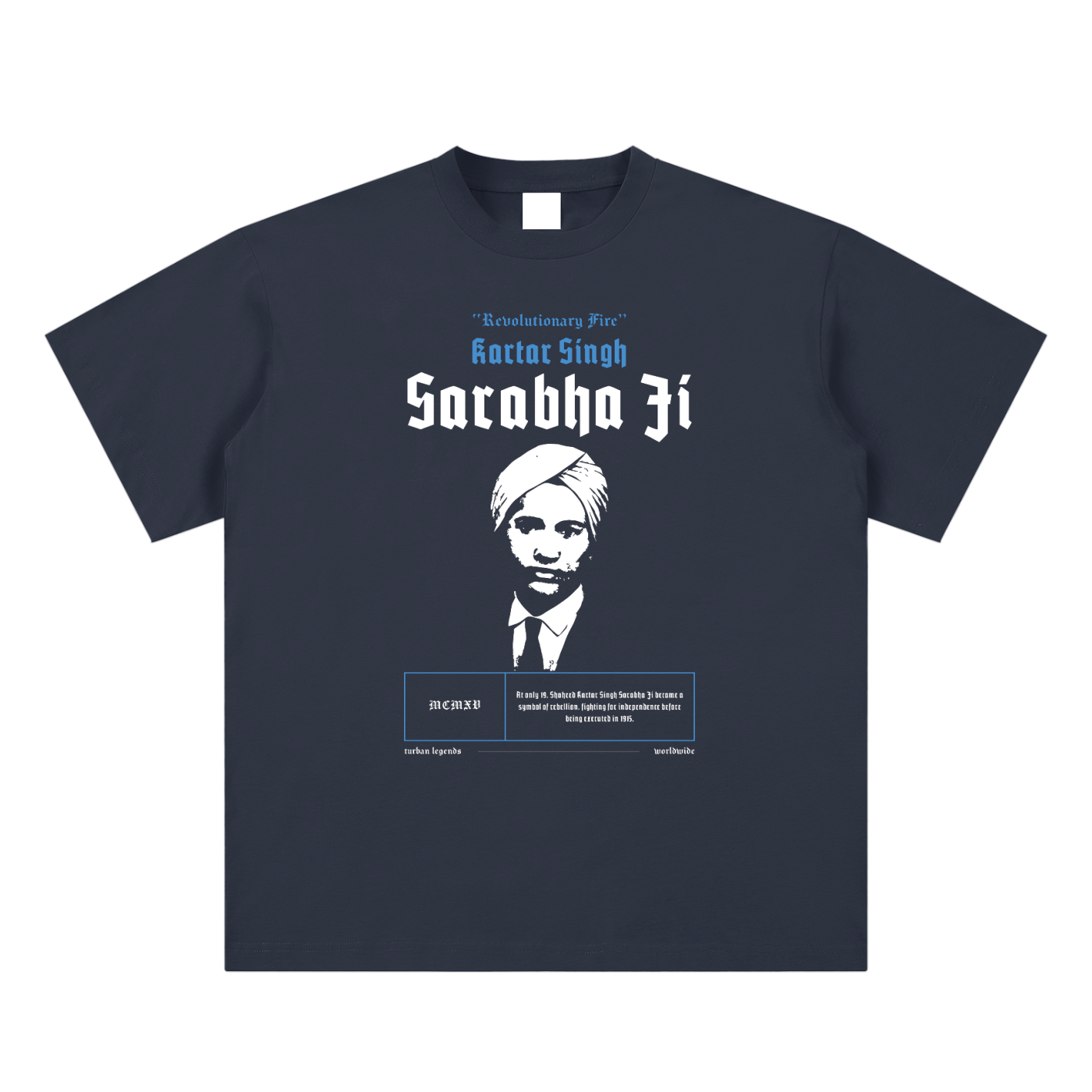 Kartar Singh Sarabha Ji Retro Tee