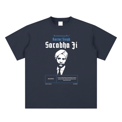 Kartar Singh Sarabha Ji Retro Tee
