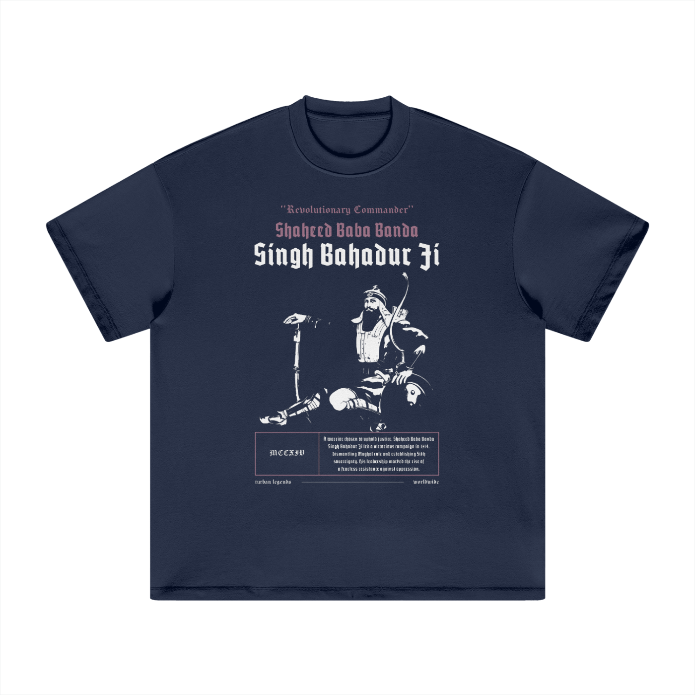 Bahadur Heavy Tee by TURBAN LEGENDS