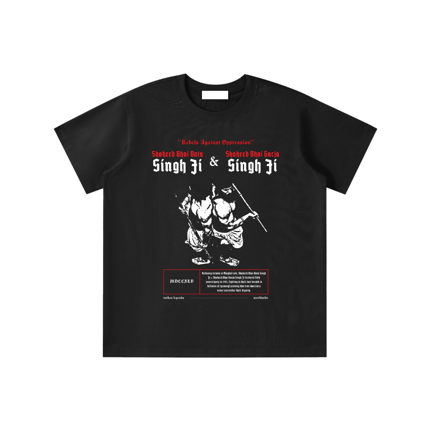 Bhai Bota Singh Ji & Bhai Garja Singh Ji Retro Kids' T-shirt