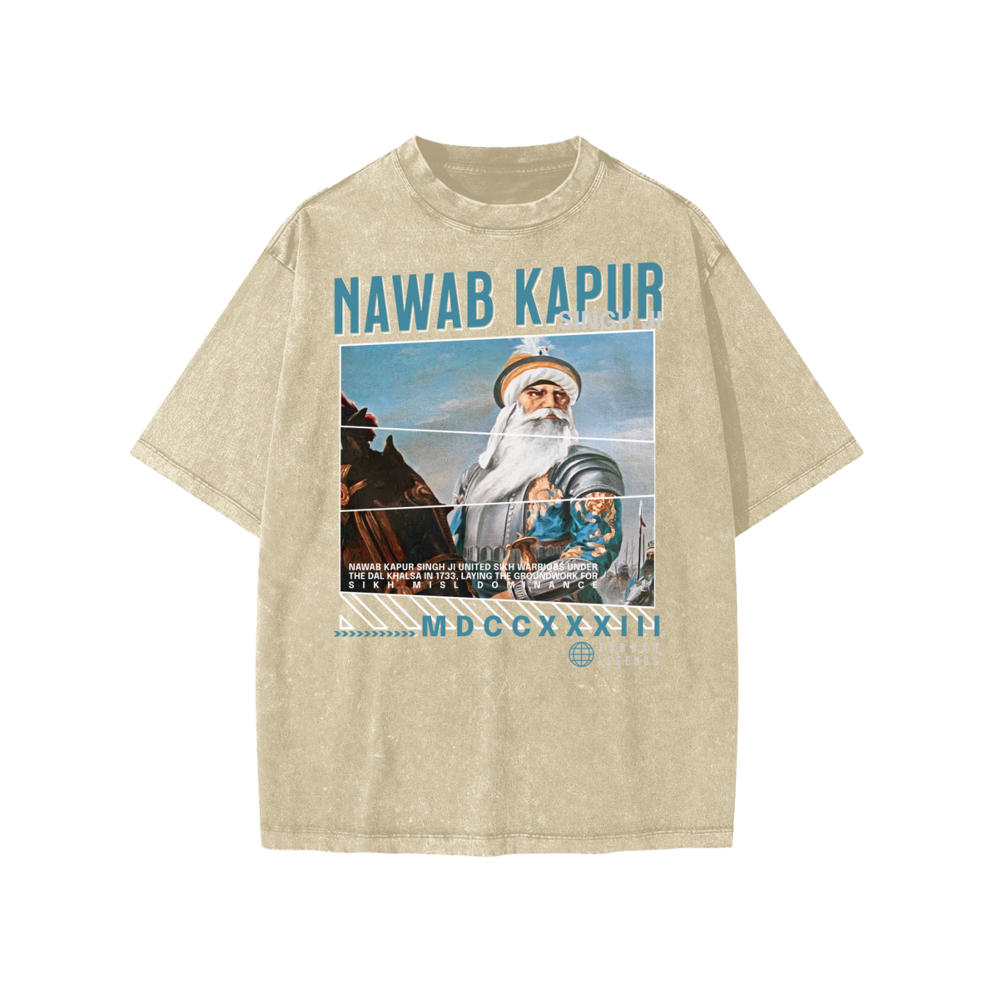 Nawab Kapur Singh Ji Vintage Kids Tee