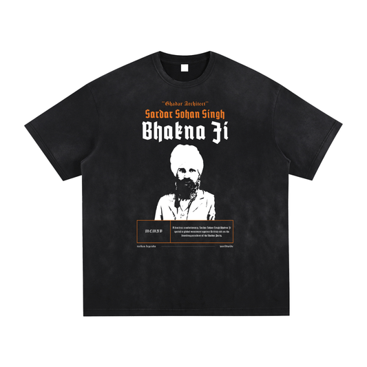 Sardar Sohan Singh Bhakna Ji Retro Tee – Turban Legends®