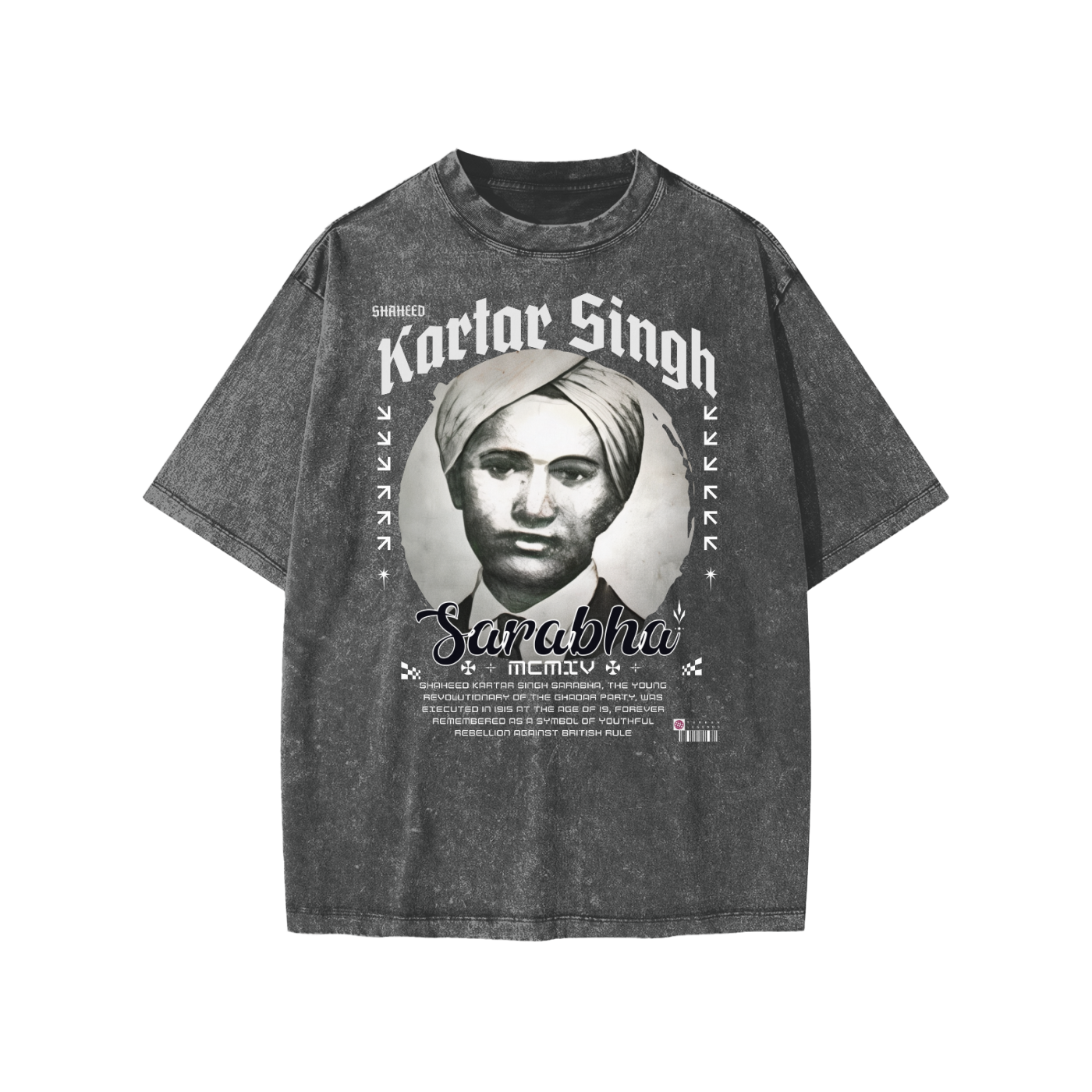 Kartar Singh Sarabha Ji Vintage Kids Tee