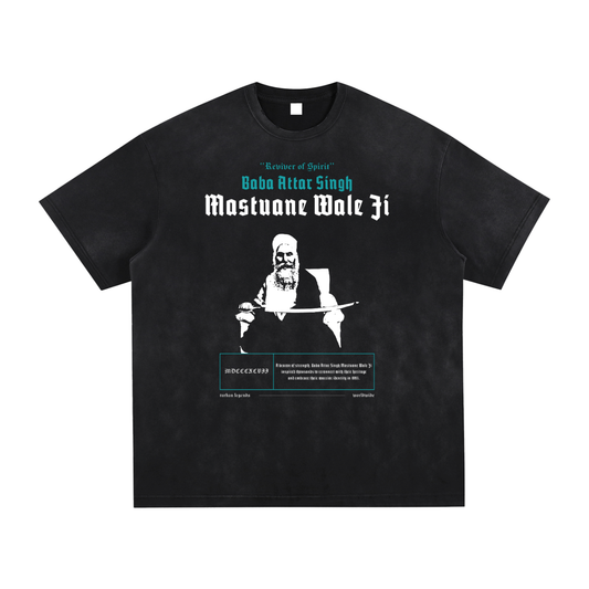 Baba Attar Singh Ji Retro Tee  – Turban Legends®