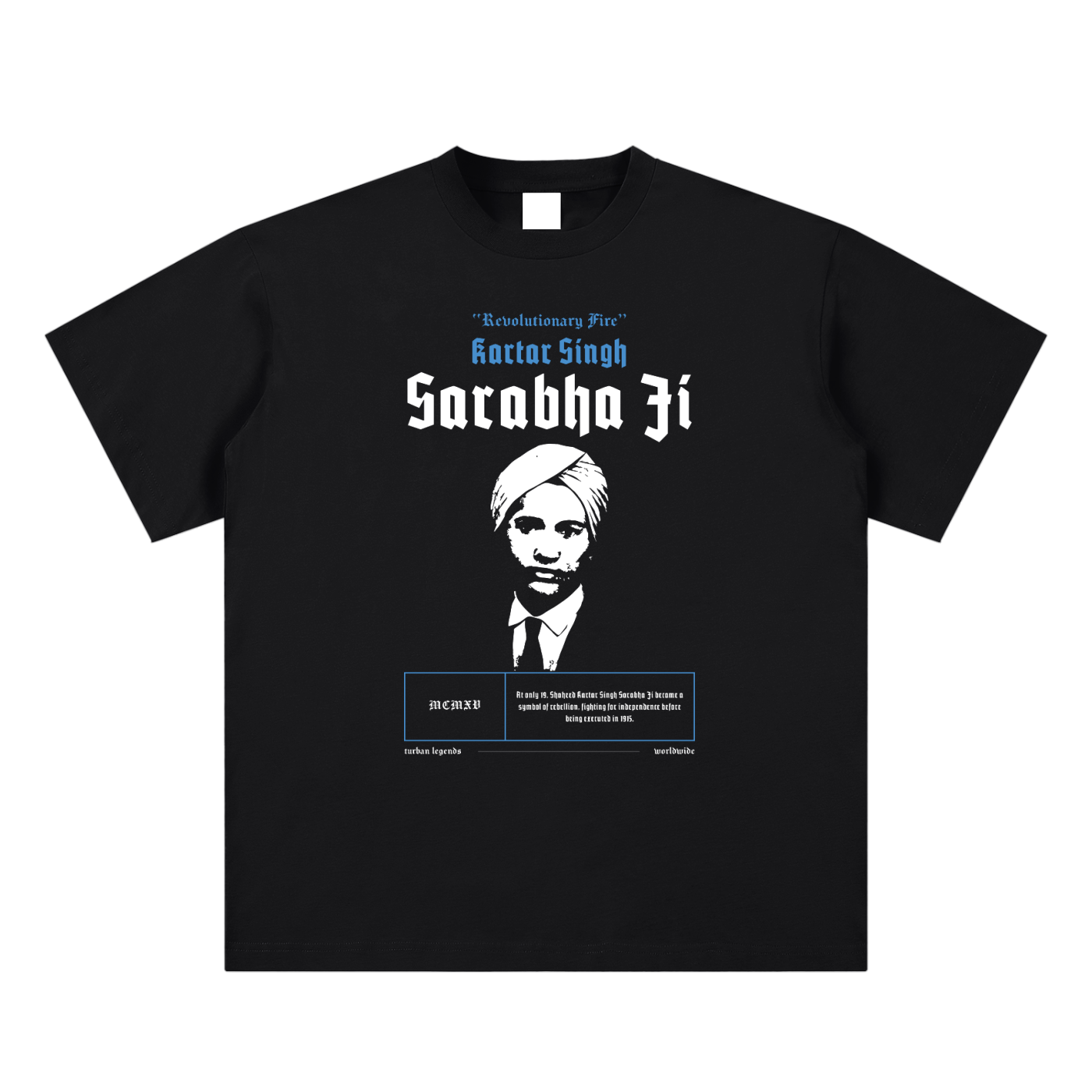 Kartar Singh Sarabha Ji Retro Tee