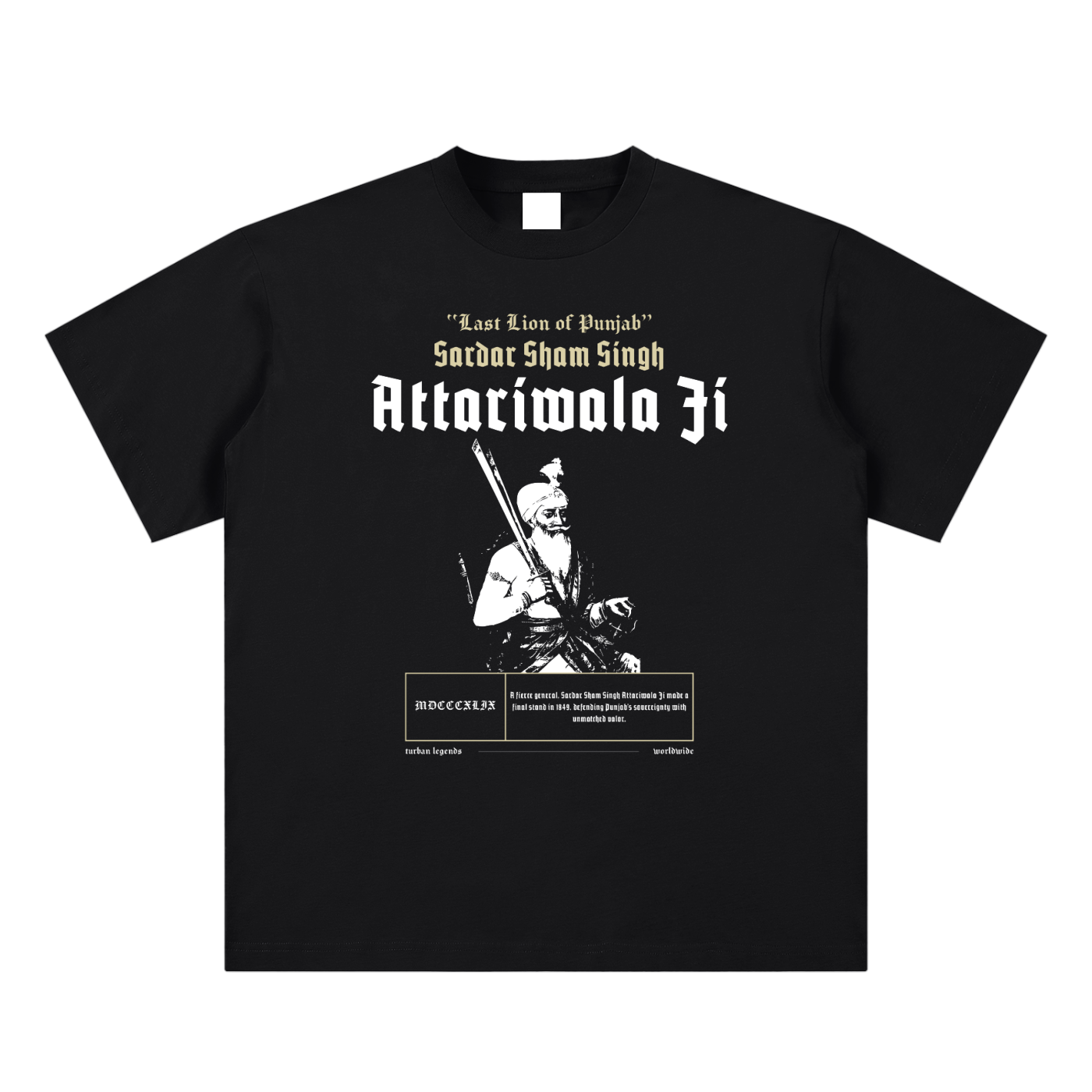 Sham Singh Attariwala Ji Retro Tee