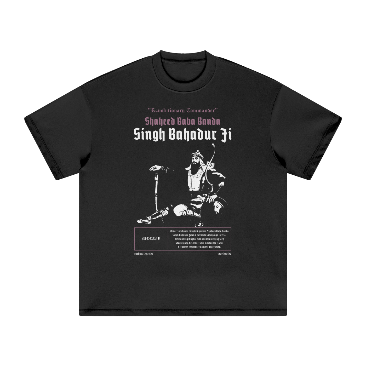 Bahadur Heavy Tee by TURBAN LEGENDS