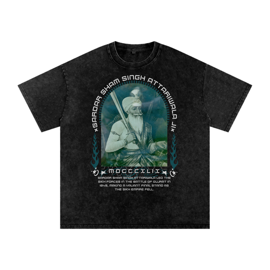 Sham Singh Attariwala Ji Vintage Tee – Turban Legends®