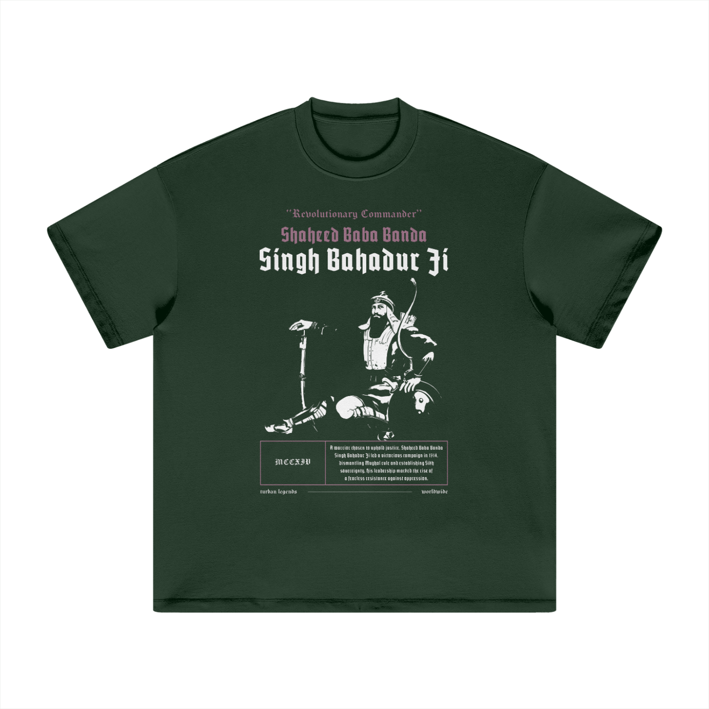Bahadur Heavy Tee by TURBAN LEGENDS